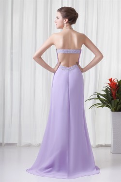 Strapless Sleeveless Floor-Length Sheath/Column Prom/Formal Evening Dresses 02020930