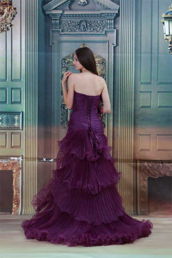 Strapless Sleeveless Satin Beading A-Line Prom/Formal Evening Dresses 02020931 Strapless Sleeveless Satin Beading A-Line Prom/Formal Evening Dresses 02020931