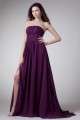 Strapless Sleeveless Sheath/Column Split Front Prom/Formal Evening Bridesmaid Dresses 02020932