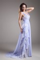 Straps Sheath/Column Chiffon Lace Silk like Satin Prom/Formal Evening Dresses 02020933 Straps Sheath/Column Chiffon Lace Silk like Satin Prom/Formal Evening Dresses 02020933