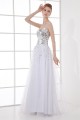 Sweetheart A-Line Sequins Organza Elastic Woven Satin Sequins Dresses 02020934