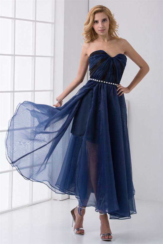 Sweetheart Ankle-Length Chiffon Elastic Woven Satin Prom/Formal Evening Dresses 02020935 Sweetheart Ankle-Length Chiffon Elastic Woven Satin Prom/Formal Evening Dresses 02020935