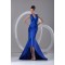 Trumpet/Mermaid Long Blue Prom/Formal Evening Dresses 02020936