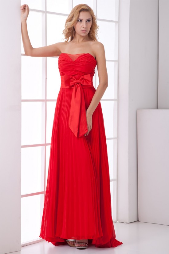 Sweetheart Bows A-Line Asymmetrical Chiffon Prom/Formal Evening Dresses 02020939