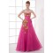 Sweetheart Sleeveless Pleats Satin Organza Prom/Formal Evening Dresses 02020946
