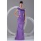 Taffeta Sleeveless Floor-Length One-Shoulder Prom/Formal Evening Dresses 02020958