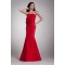 Taffeta Sleeveless Handmade Flowers Sweetheart Prom/Formal Evening Dresses 02020959