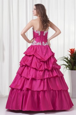 Taffeta Sweetheart Short Ball Gown Beading Prom/Formal Evening Dresses 02020960