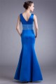 Trumpet/Mermaid V-Neck Pleats Floor-Length Satin Prom/Formal Evening Bridesmaid Dresses 02020962 Trumpet/Mermaid V-Neck Pleats Floor-Length Satin Prom/Formal Evening Bridesmaid Dresses 02020962