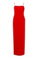 Sheath/Column Strapless Long Chiffon Prom Evening Party Bridesmaid Dresses 02020965