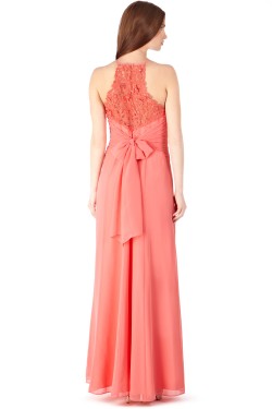 Sheath/Column Lace Chiffon Long Prom Evening Party Bridesmaid Dresses 02020967