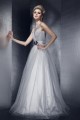 Beaded Long Tulle Prom Evening Party Dresses 02020968