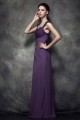 Sheath/Column Straps Sleeveless Long Chiffon Prom Evening Party Dresses 02020969