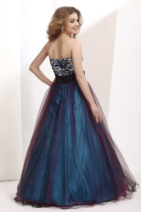 A-Line Sweetheart Long Prom Evening Party Dresses 02020974