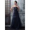 A-Line Strapless Long Prom Evening Party Dresses 02020981
