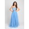 A-Line Strapless Beaded Long Prom Evening Party Dresses 02020983