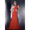 Trumpet/Mermaid One-Shoulder Long Chiffon Prom Evening Party Dresses 02020985