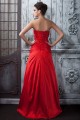 A-Line Beaded Lace Long Red Prom Evening Party Dresses 02020988 A-Line Beaded Lace Long Red Prom Evening Party Dresses 02020988