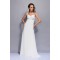 A-Line Beaded Straps Long Chiffon Prom Evening Party Dresses 02020999