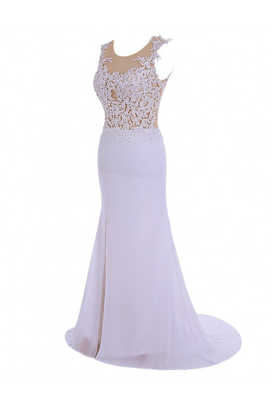 Long Black Lace Prom Evening Formal Dresses 3020004