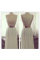 Long White Beaded Prom Evening Formal Dresses 3020005