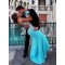 Long Blue Beaded Prom Evening Formal Dresses 3020006