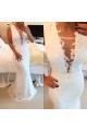 Sexy Trumpet/Mermaid Lace Long White See Through Prom Evening Formal Dresses 3020016 Sexy Trumpet/Mermaid Lace Long White See Through Prom Evening Formal Dresses 3020016
