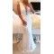 Sexy Trumpet/Mermaid Lace Long White See Through Prom Evening Formal Dresses 3020016