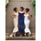 Sexy Trumpet/Mermaid Off-the-Shoulder Bridesmaid Prom Evening Formal Dresses 3020017
