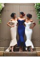 Sexy Trumpet/Mermaid Off-the-Shoulder Bridesmaid Prom Evening Formal Dresses 3020017