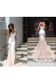 Trumpet/Mermaid Sweetheart Lace Long Prom Evening Formal Dresses 3020035