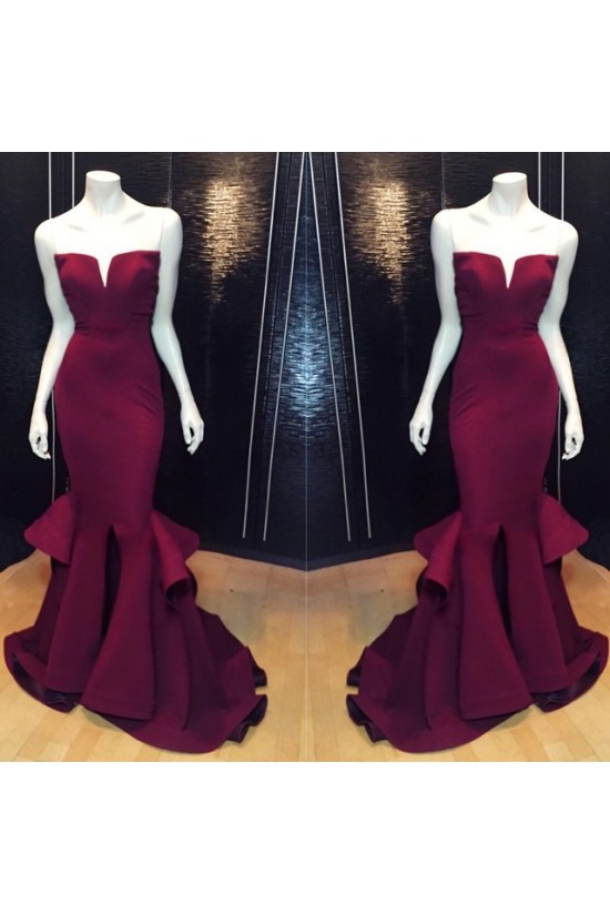 Long Trumpet/Mermaid Prom Evening Formal Dresses 3020039