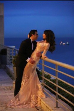 Trumpet/Mermaid Long Sleeves See Through Lace Prom Evening Formal Dresses 3020072