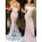 Trumpet/Mermaid Off-the-Shoulder Lace Long Prom Evening Formal Bridesmaid Dresses 3020081