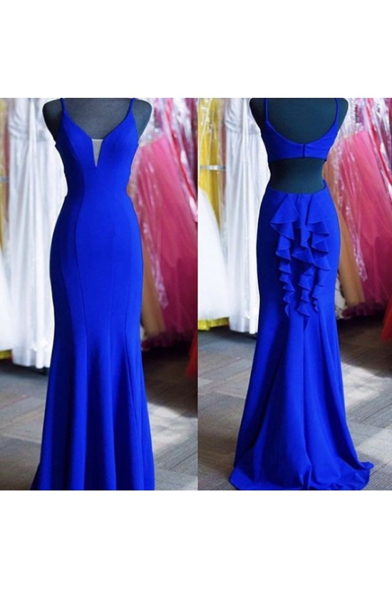 Mermaid Long Blue Prom Formal Evening Party Dresses 3021007 Mermaid Long Blue Prom Formal Evening Party Dresses 3021007