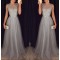 Beaded Grey Long Prom Evening Formal Dresses 3020102