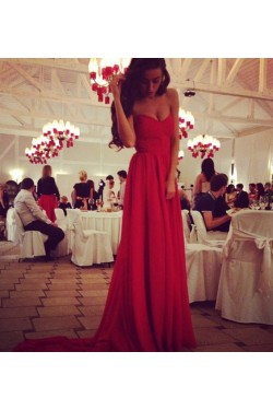 Long Red Prom Formal Evening Party Dresses 3021025