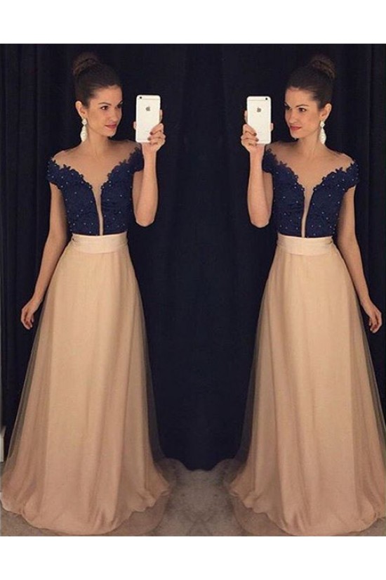 Lace Long Prom Formal Evening Party Dresses 3021035