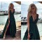 Deep V-Neck Long Prom Formal Evening Party Dresses 3021038