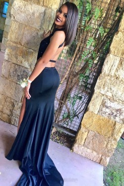 Mermaid Lace Long Prom Formal Evening Party Dresses 3021056