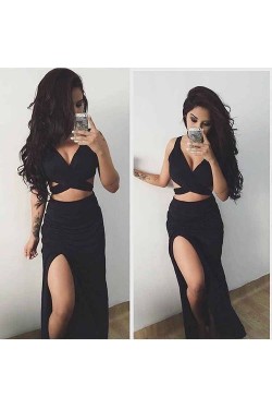 Long Black Prom Formal Evening Party Dresses 3021060