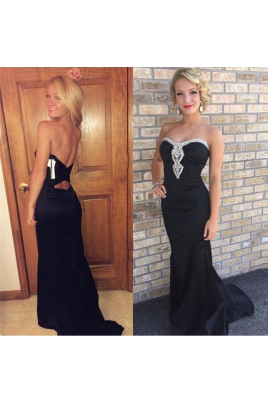 Long Black Beaded Prom Formal Evening Party Dresses 3021063 Long Black Beaded Prom Formal Evening Party Dresses 3021063