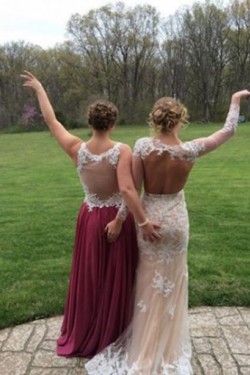 Long Chiffon Prom Formal Evening Party Dresses 3021071