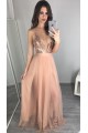 Long Red Spaghetti Straps Prom Formal Evening Party Dresses 3021077