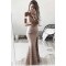 Classic Lace Mermaid Off-the-Shoulder Long Prom Formal Evening Party Dresses 3021090