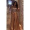 Off-the-Shoulder Beaded Long Prom Formal Evening Party Dresses 3021092