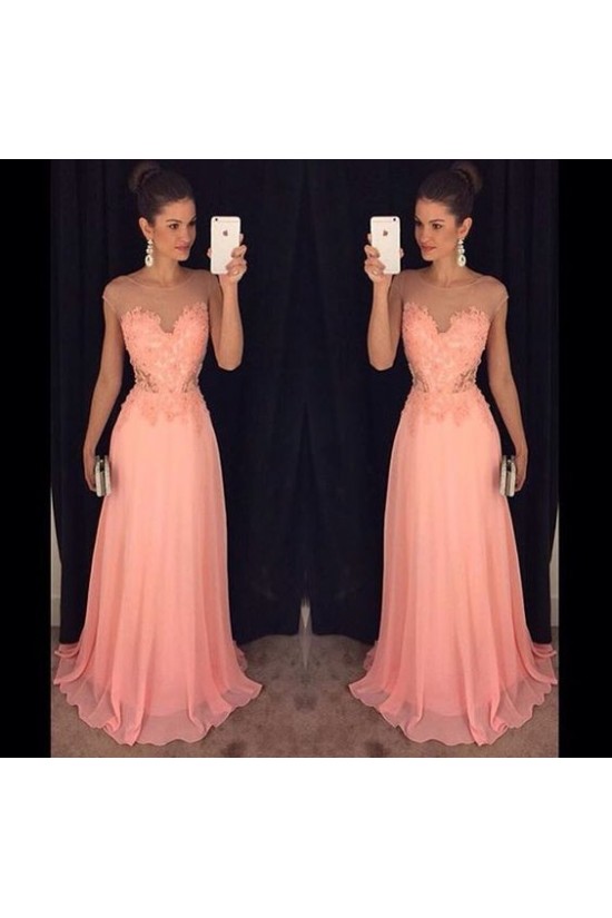 Long Lace and Chiffon Prom Formal Evening Party Dresses 3021108 Long Lace and Chiffon Prom Formal Evening Party Dresses 3021108
