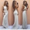 Long White Spaghetti Straps Prom Formal Evening Party Dresses 3021131