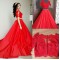 Long Red Two Pieces Lace Prom Formal Evening Party Dresses 3021149