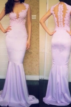Mermaid Lace Long Prom Formal Evening Party Dresses 3021153